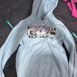 killua blue hoodie size small